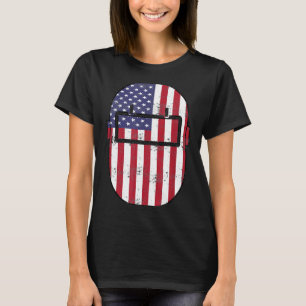 American Welder US Flag Welding Hood Gift 4nftp T-Shirt