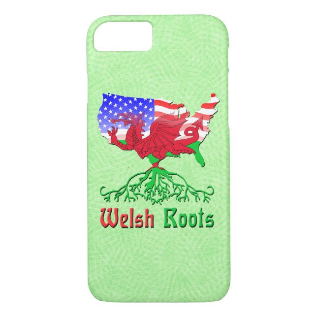 American Welsh Roots Handy Case (Rückseite)