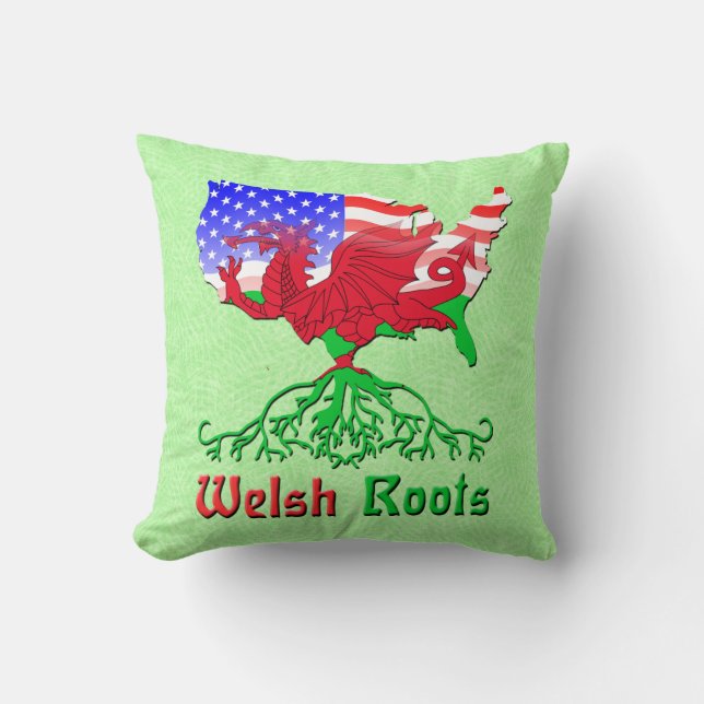 American Welsh Roots Pillows Kissen (Vorderseite)