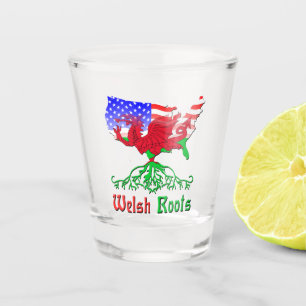American Welsh Roots Schnapsglas
