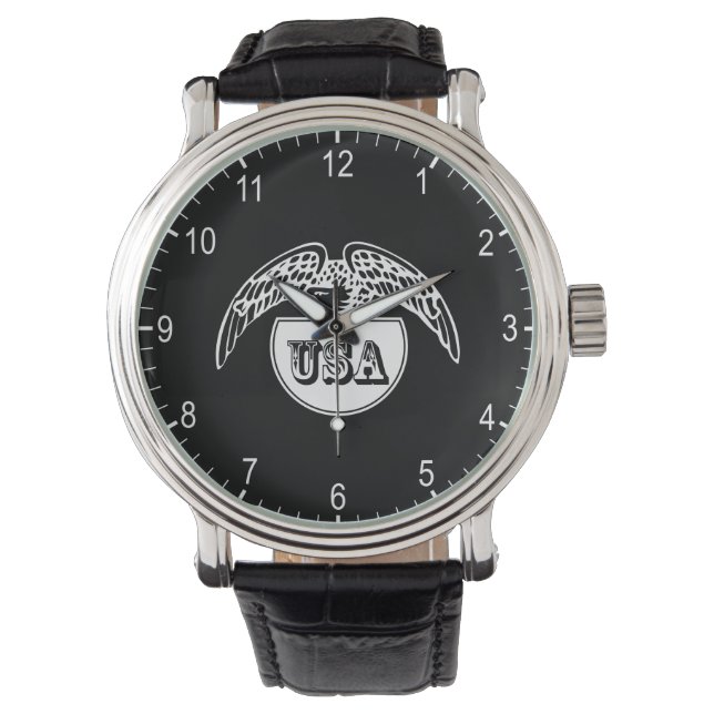 American White Eagle Armbanduhr (Vorderseite)
