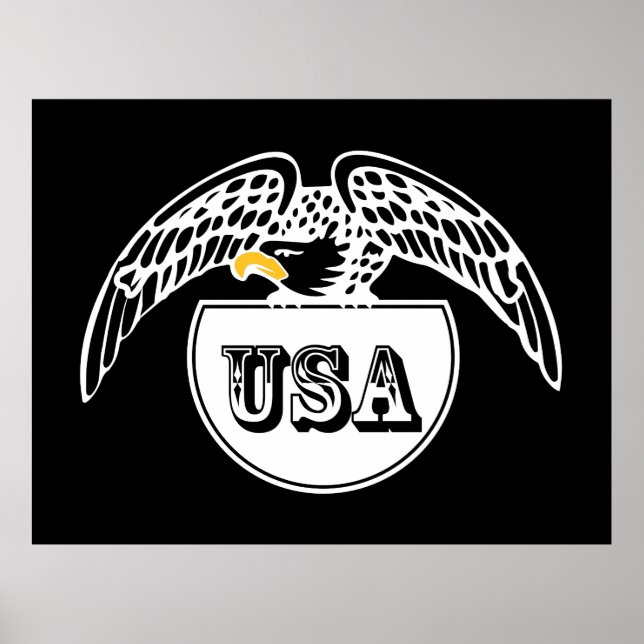 American White Eagle Poster (Vorne)