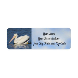 American White Pelican Address Labels