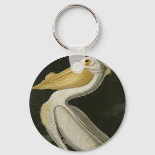 American White Pelican, Audubon's Birds of America Schlüsselanhänger