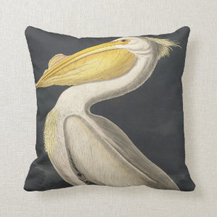 American White Pelican from Birds of America Kissen