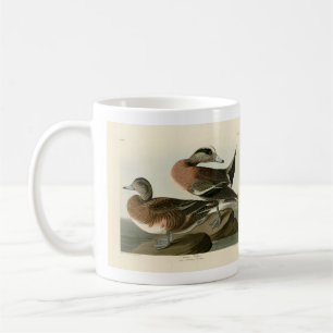 American Widgeon von Audubons Vögeln Amerikas Kaffeetasse