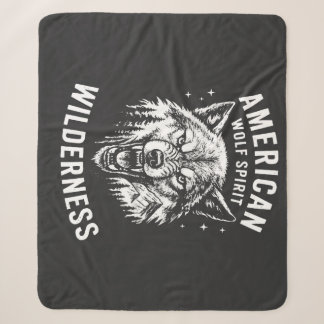 American Wolf Spirit Wilderness T-Shirt Sherpadecke