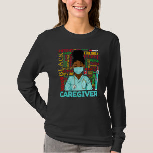 American Women Black Caregiver Black History T-Shirt