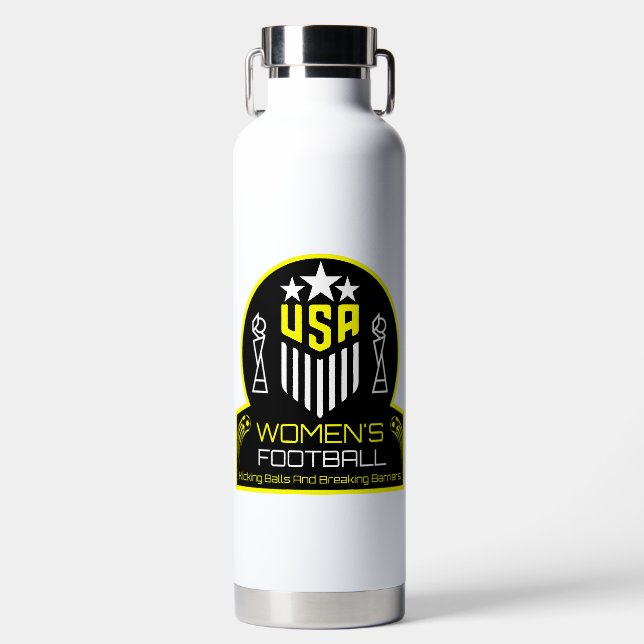 American Women's Football Trinkflasche (Vorderseite)