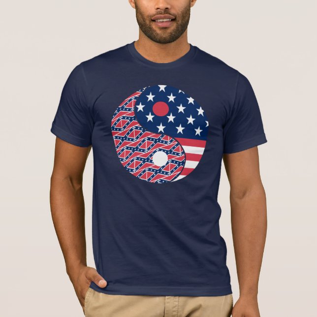 American Yin Yang Shirt (Vorderseite)