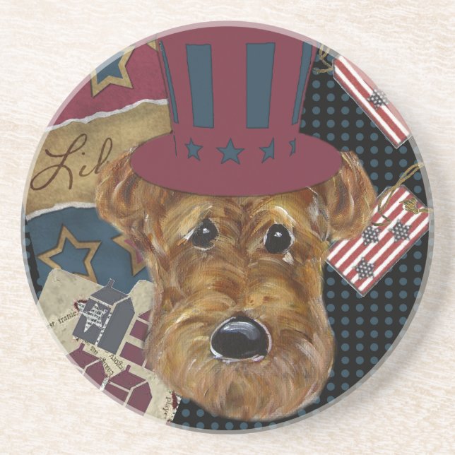 AMERICANA AIREDALE UNTERSETZER (Vorne)