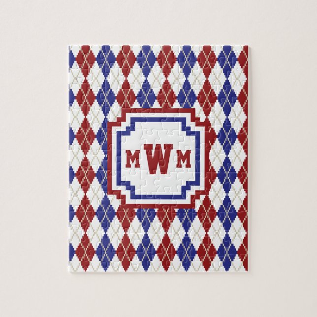 Americana Argyle-Puzzle (Vertikal)