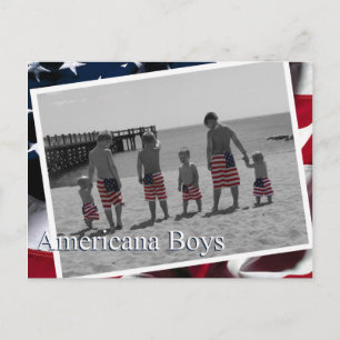 Americana Boys 2 Postkarte