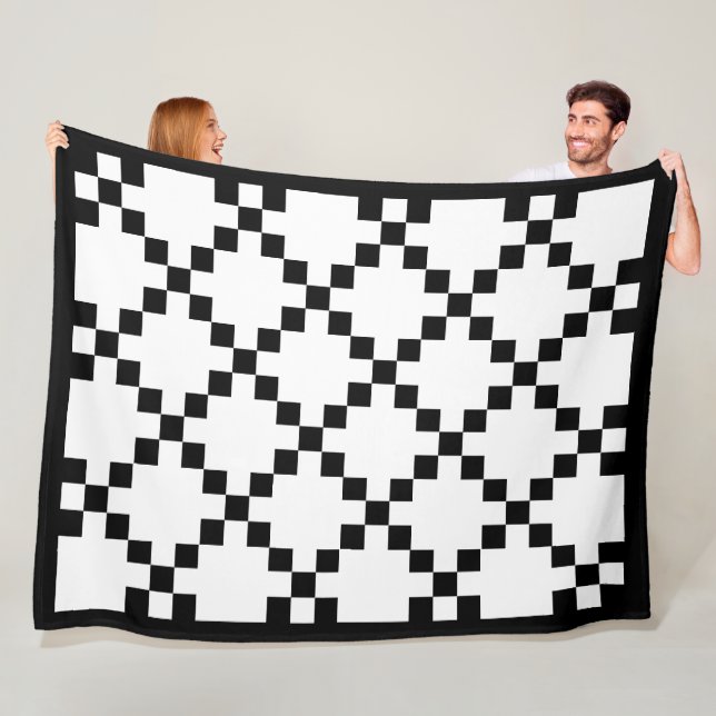 Americana Buffalo Karo Quilt Party Fleece Blanket (Beispiel)