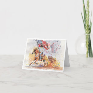 Americana Cowboy von Sherry Karte