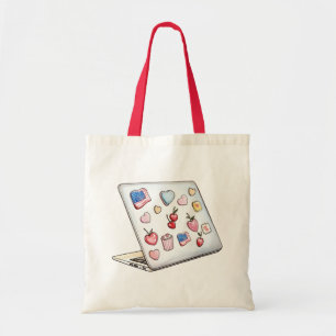 Americana-Flaggen-Frucht-Herzen Tragetasche