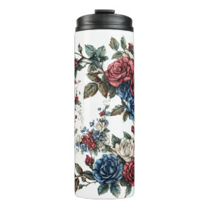 Americana Garden Patriot Rosen Thermosbecher