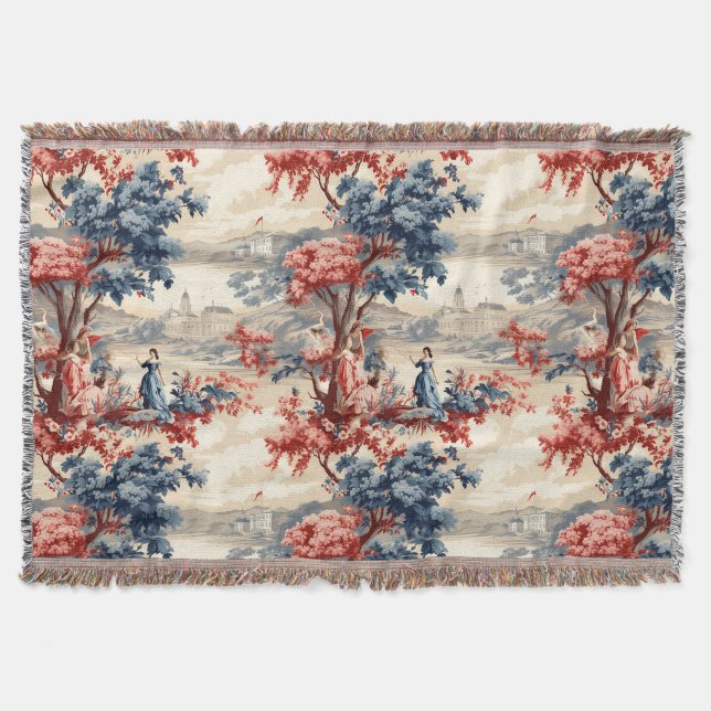 Americana-Garten-Toile  Decke (Vorderseite)