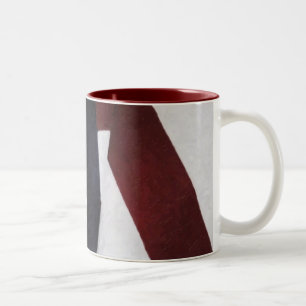 Americana gemalt zweifarbige tasse