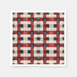 Americana-Gitter-Cocktailservietten Serviette
