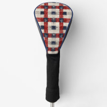 Americana-Gitter-Golf-Schlagkopfabdeckung