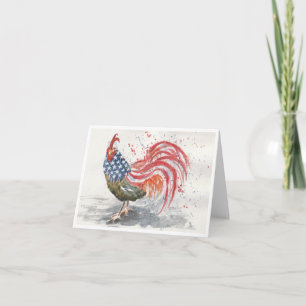 Americana Hahn von Sherry Karte
