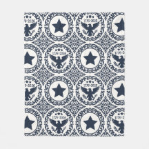 Americana Heritage Eagle Medallion (Navy Cream)