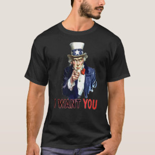 Americana Ich Wollte dir Uncle Sam Vintag Fun T-Shirt