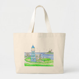 Americana Jumbo Tote Bag Stoffbeutel