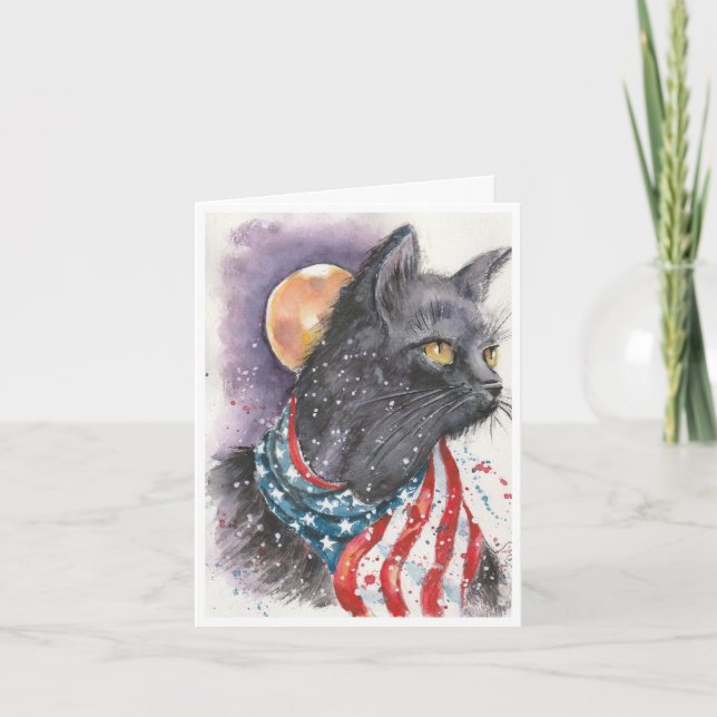 Americana-Katze  Karte (Vorderseite)