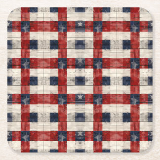 Americana Lattice Papier Untersetzer