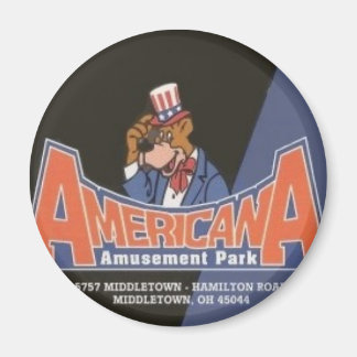 Americana Lesourdesville Vergnügungspark Monroe OH Magnet