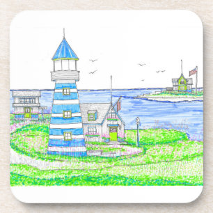 Americana Lighthouse Untersetzer