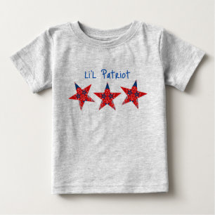 Americana Li'l Patriot Bandana Stars Baby T - Shir T-shirt