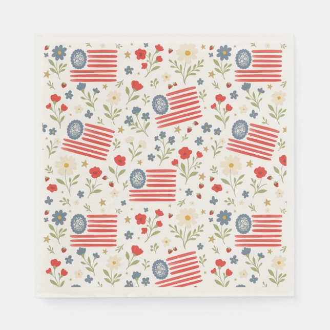 Americana Paper Napkin Serviette (Vorderseite)