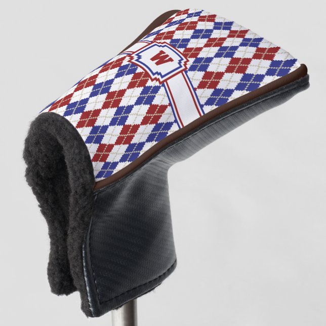Americana Raute Putter Cover Golf Headcover (3/4 Vorderseite)