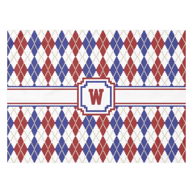 Americana Raute Tischdecke (Vorderseite (Horizontal))