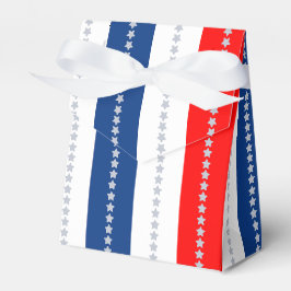 Americana Red White Blue Stars & Stripes Geschenkschachtel