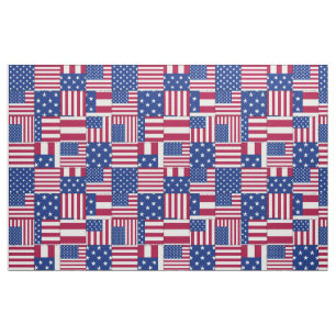 Americana Red White und Blue Stoff