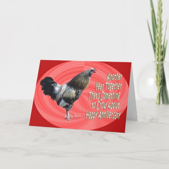 Americana Rooster A 3-zz Karte (Vorderseite)