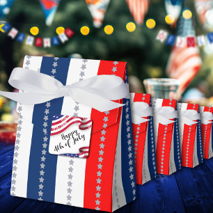 Americana Rot Weiß Blau Sterne & Streifen Geschenkschachtel