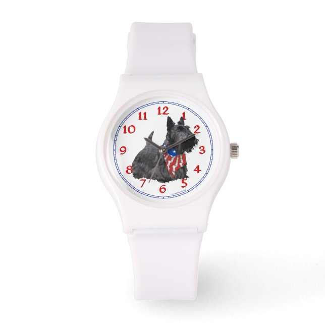 Americana Scotty Dog Armbanduhr (Vorderseite)