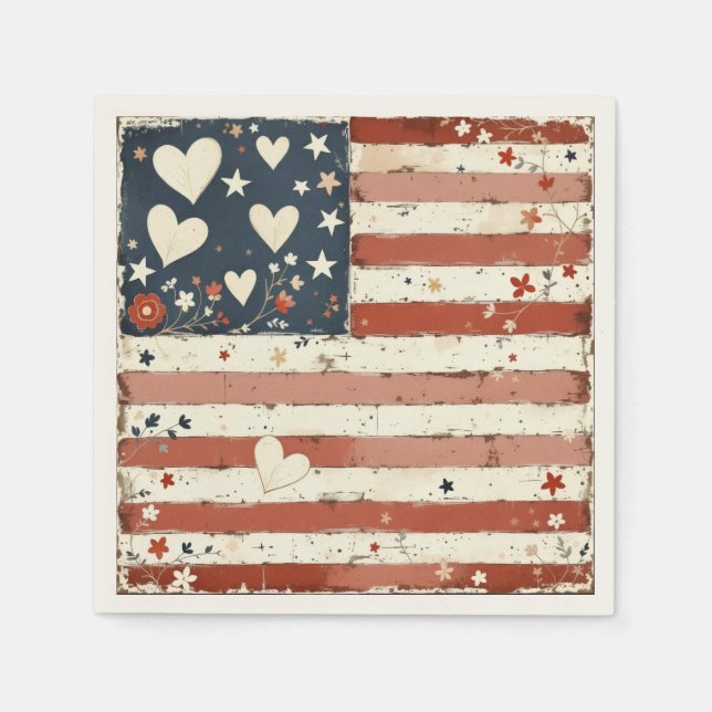 Americana Servietten (Vorderseite)
