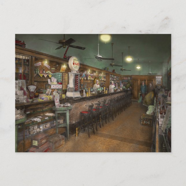Americana - Soda - Der Sodabrunnen der Menschen 19 Postkarte (Vorderseite)