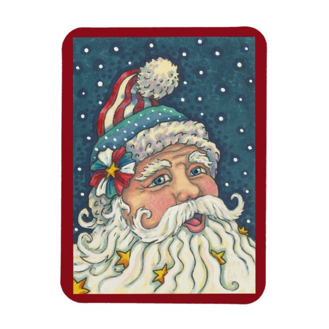 Americana St. Nick CHRISTMAS MAGNET (Vertikal)