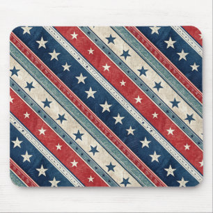 Americana/Stars Stripes/Patriotisch Mousepad