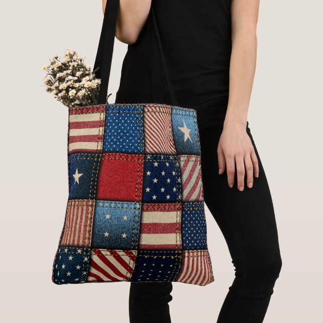 Americana über Print Tasche 1 (Von Nahem)