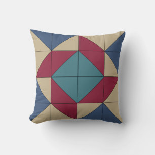 Americana Whirlpool Quilt Blockwirbelkissen Kissen