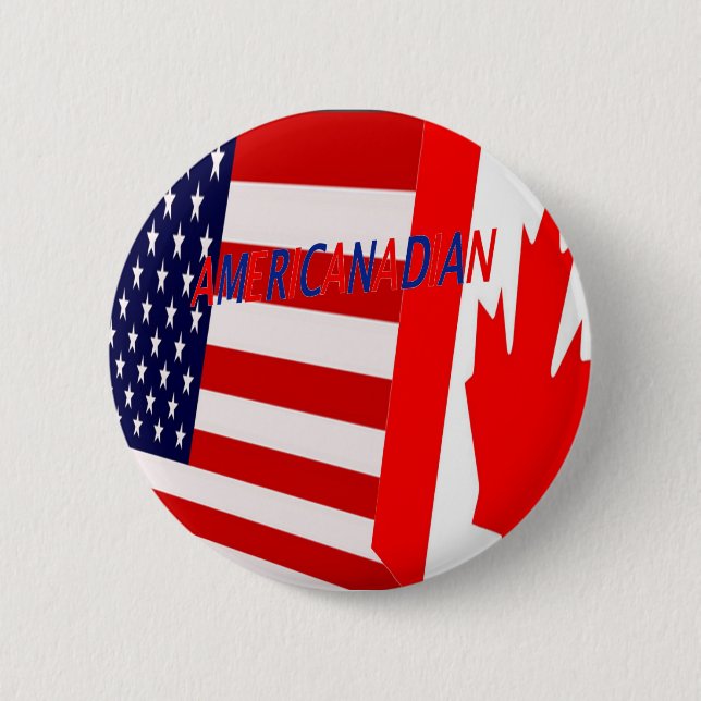 AmeriCanadian 3 Knopf Button (Vorderseite)