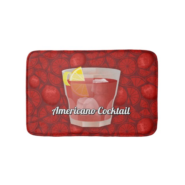 Americano-Cocktail Badematte (Vorderseite)
